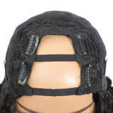 Creative Big Wave Mid-seam Human Wigs Headgear