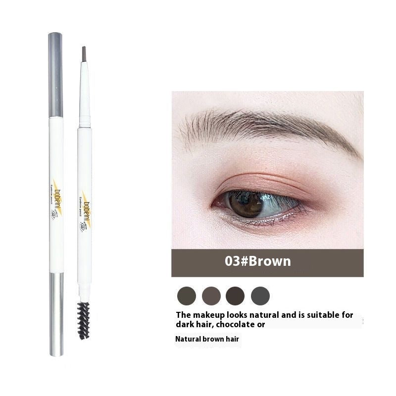 Double-headed Eyebrow Pencil Waterproof And Sweat-proof Durable