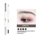 Double-headed Eyebrow Pencil Waterproof And Sweat-proof Durable