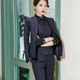 Female Fashion Temperament Small Suit Formal Work Clothes Suit