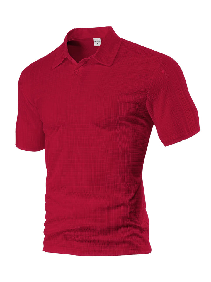 Small Plaid Polo Men's Shirt